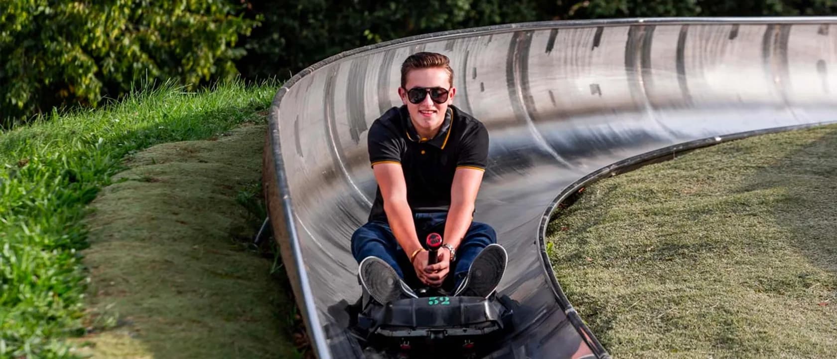 Attractiepark Kabelbaan Valkenburg, stop 1 van de route