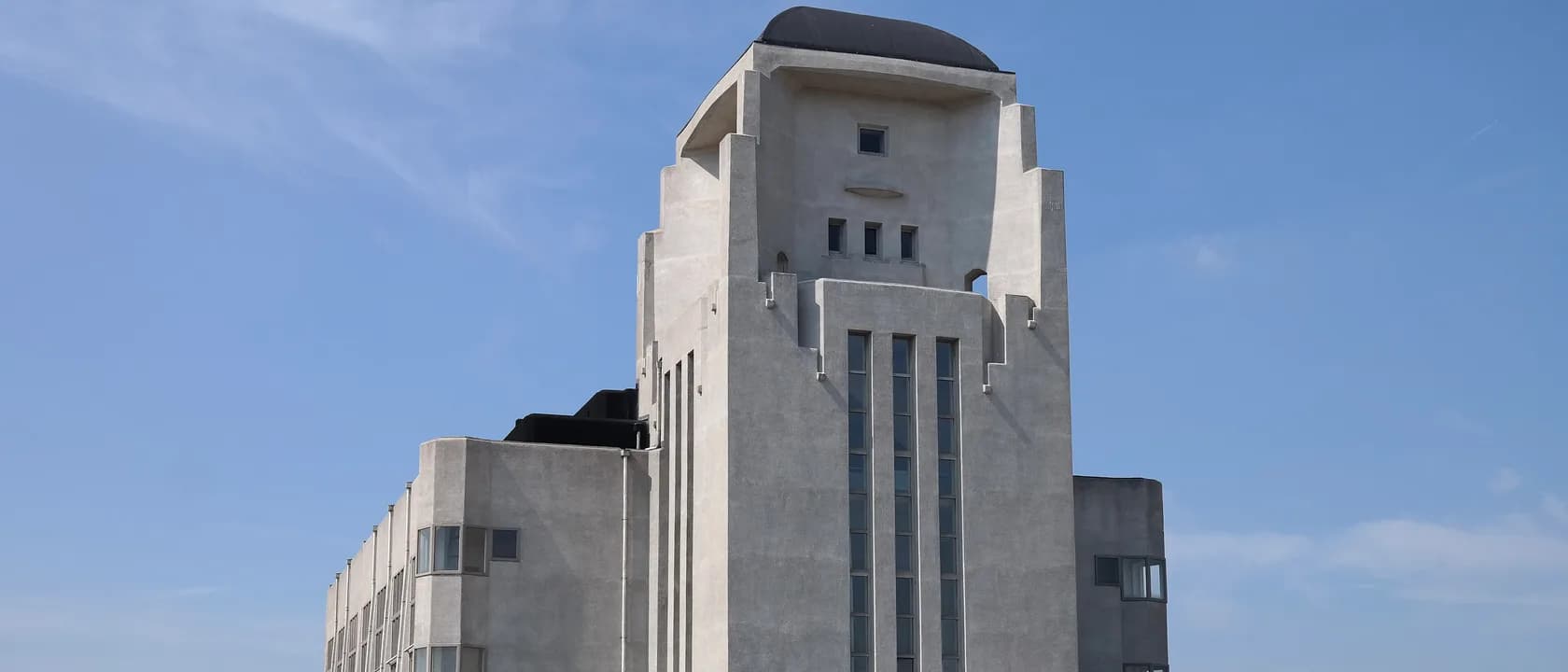 Gebouw A van Radio Kootwijk op de Veluwe